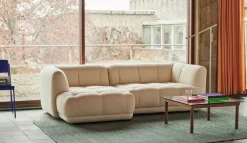 Quilton 2,5 pers. Sofa, kombination 19, venstre fra Hay