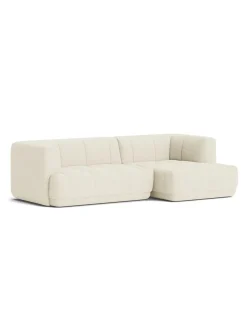 Quilton 2,5 pers. Sofa, kombination 19, venstre fra Hay