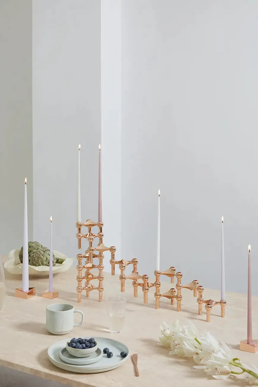 Reflect Lysestage, sort krom fra STOFF Nagel