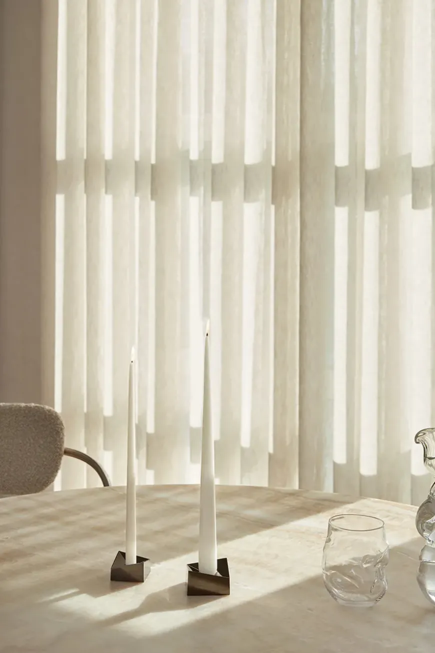 Reflect Lysestage, sort krom fra STOFF Nagel