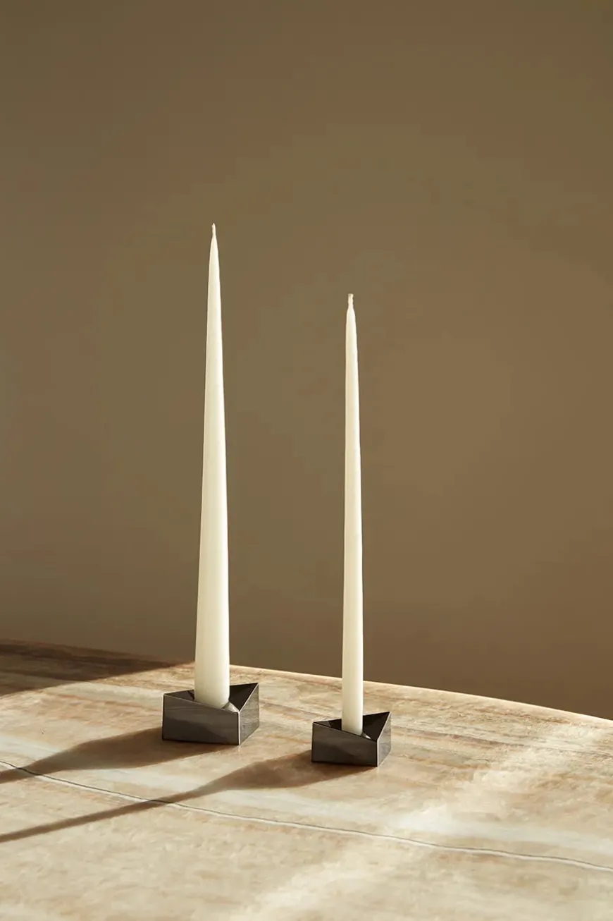 Reflect Lysestage, sort krom fra STOFF Nagel