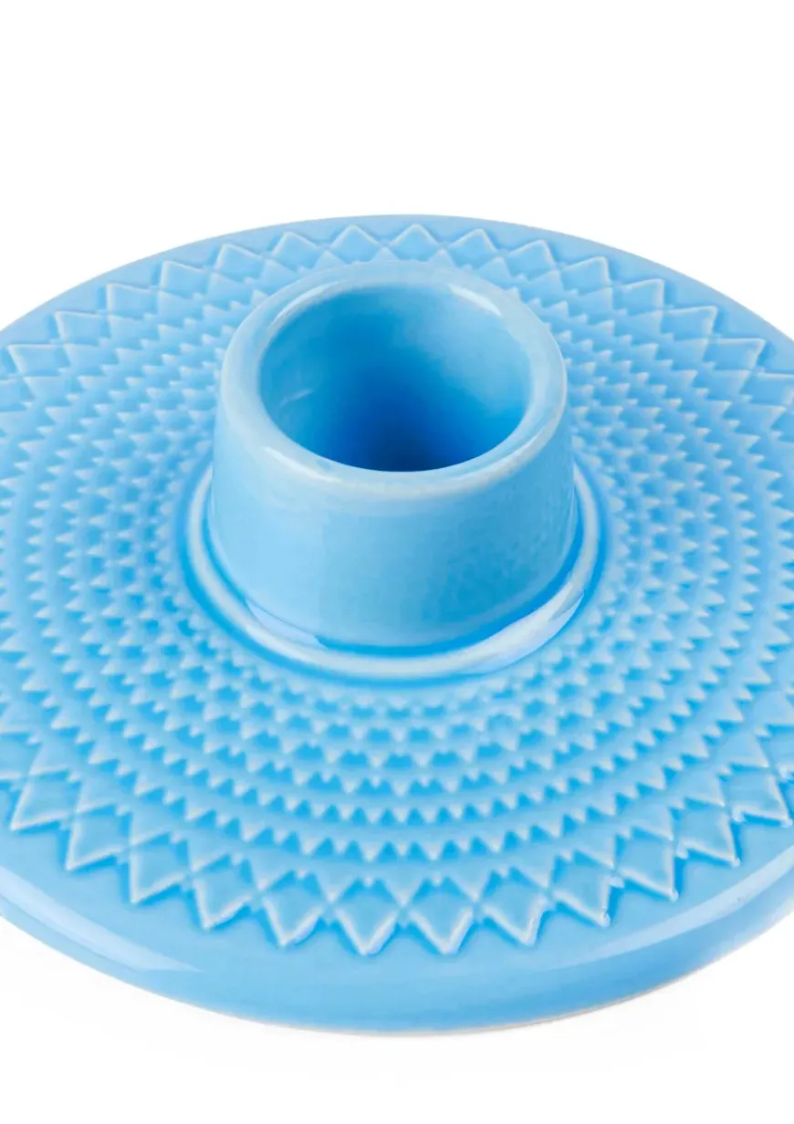 Rhombe Kronelysestage fra Lyngby Porcelæn