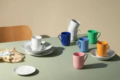 Rhombe krus m. hank, mørk blå fra Lyngby Porcelæn