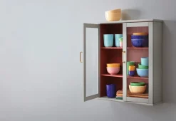 Rhombe krus, mørk blå fra Lyngby Porcelæn