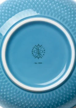 Rhombe skål, mørk blå Ø22 cm fra Lyngby Porcelæn