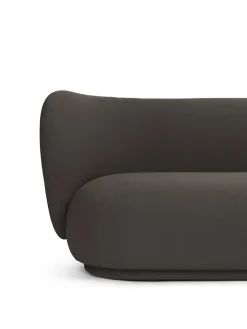 Rico Sofa 2 Grain, chocolate fra Ferm Living