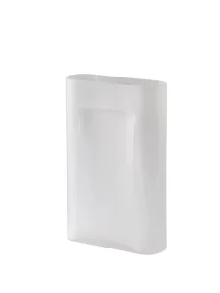Ridge Vase, taupe frosted glass fra Muuto