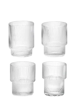 Ripple glas (sæt med 4 stk) fra Ferm Living