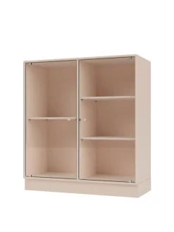 Ripple II Vitrineskab, inkl. sokkel fra Montana