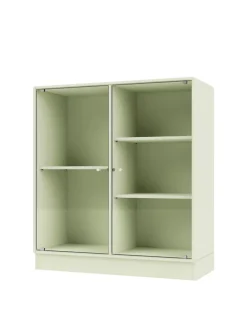 Ripple II Vitrineskab, inkl. sokkel fra Montana