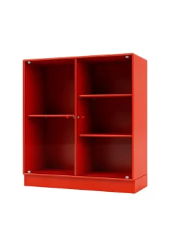 Ripple II Vitrineskab, inkl. sokkel fra Montana