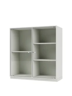 Ripple II Vitrineskab, inkl. sokkel fra Montana