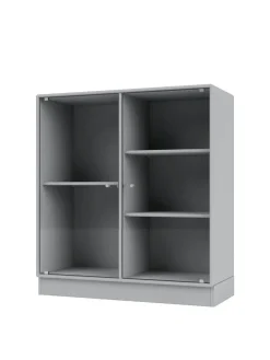 Ripple II Vitrineskab, inkl. sokkel fra Montana