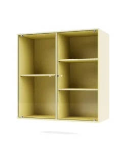 Ripple II Vitrineskab, inkl. sokkel fra Montana