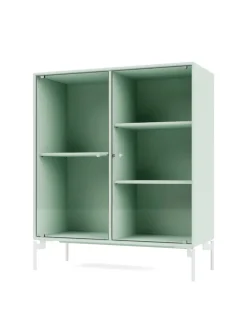 Ripple II Vitrineskab, inkl. ben fra Montana