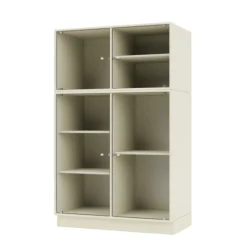 Ripple III Vitrineskab, inkl. sokkel fra Montana