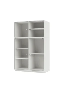 Ripple III Vitrineskab, inkl. sokkel fra Montana