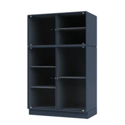 Ripple III Vitrineskab, inkl. sokkel fra Montana