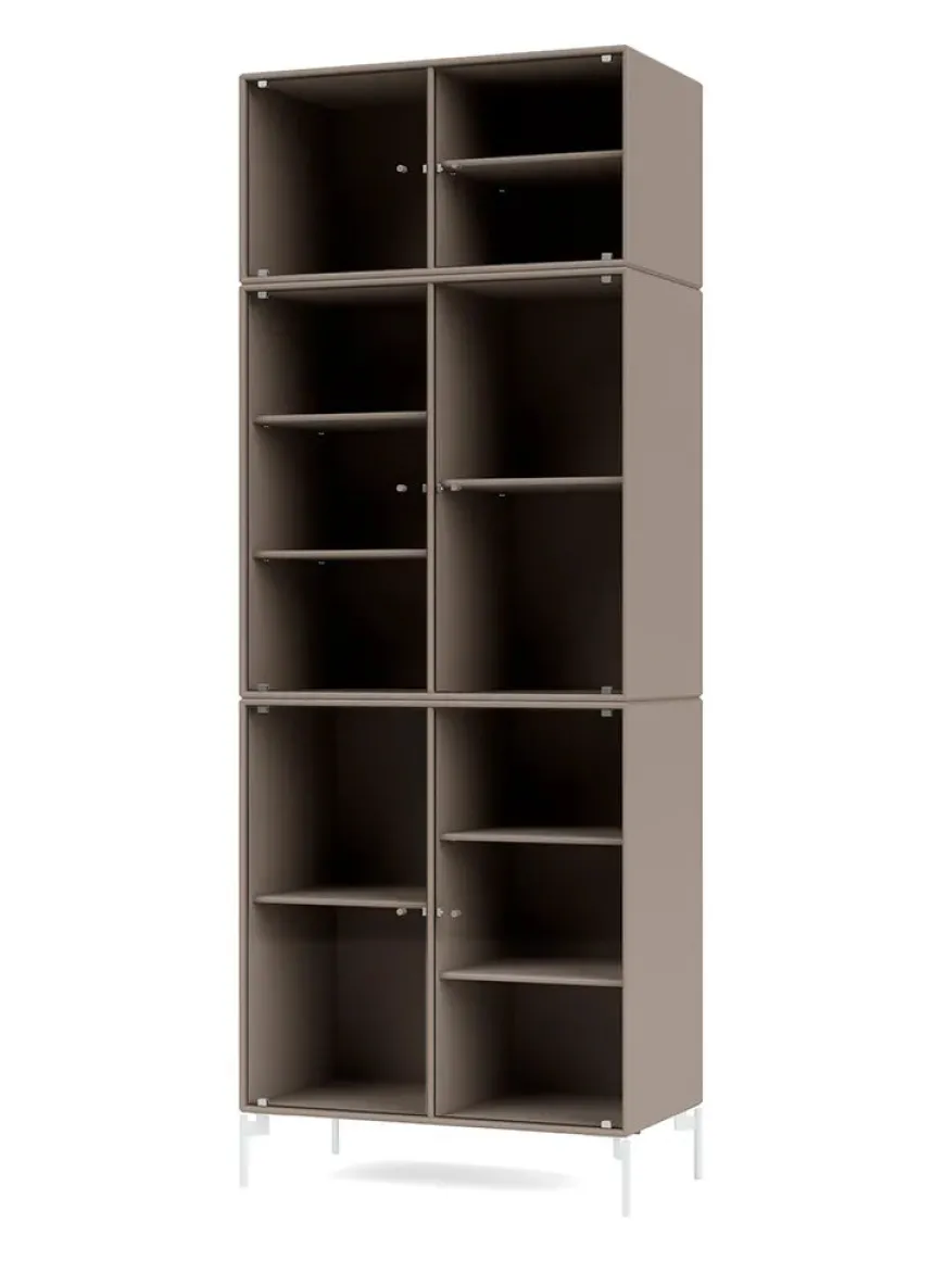 Ripple IV Vitrineskab, inkl. ben fra Montana