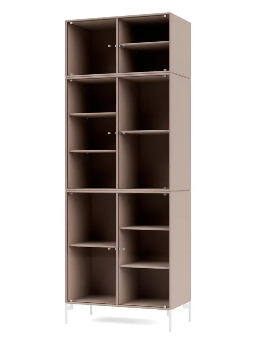 Ripple IV Vitrineskab, inkl. ben fra Montana