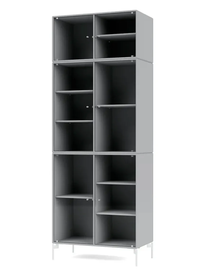 Ripple IV Vitrineskab, inkl. ben fra Montana