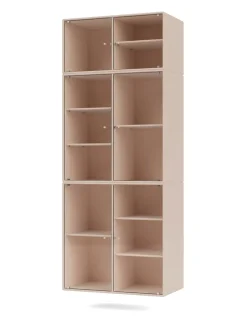 Ripple IV Vitrineskab, inkl. ben fra Montana