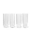 Ripple Long Drink Glasses Clear, sæt á 4 fra Ferm Living