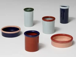 ROD vase, dark green/light blue fra Nine