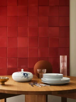 Royal Copenhagen Blå Mega Riflet, skål m. låg 130 cl