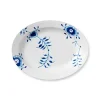 Royal Copenhagen Blå Mega Riflet, fad 36,5