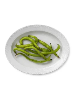 Royal Copenhagen Blå Mega Riflet, fad 36,5