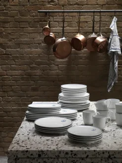 Royal Copenhagen Blå Mega Riflet, tallerken 19 cm mønster 2