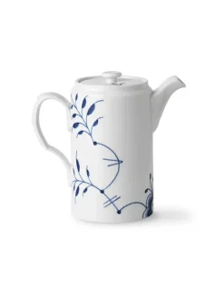 Royal Copenhagen Blå Mega Riflet, kande med låg 1,1 l