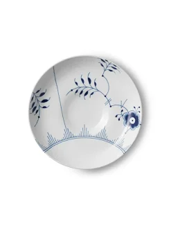 Royal Copenhagen Blå Mega Riflet, fad 34 cm