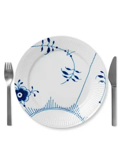 Royal Copenhagen Blå Mega Riflet, tallerken 27 cm mønster 2