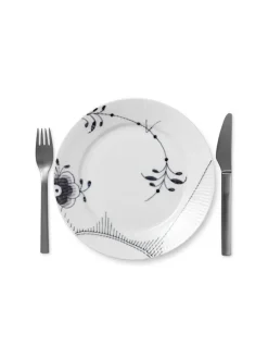 Royal Copenhagen Blå Mega Riflet, tallerken 22 cm mønster 2