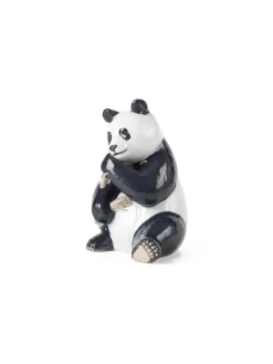 Royal Copenhagen Figurine Panda, med unge 13 cm