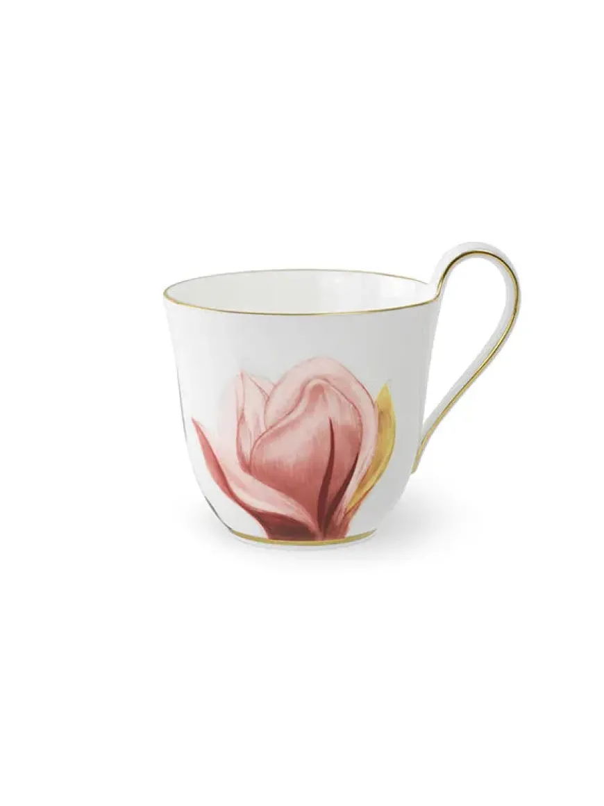 Royal Copenhagen Flora højhankskop, Magnolia 33 cl