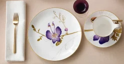 Royal Copenhagen Flora tallerken 27 cm, Stedmoderblomst