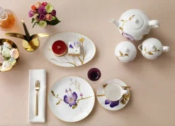 Royal Copenhagen Flora tallerken 22 cm, Stedmoderblomst