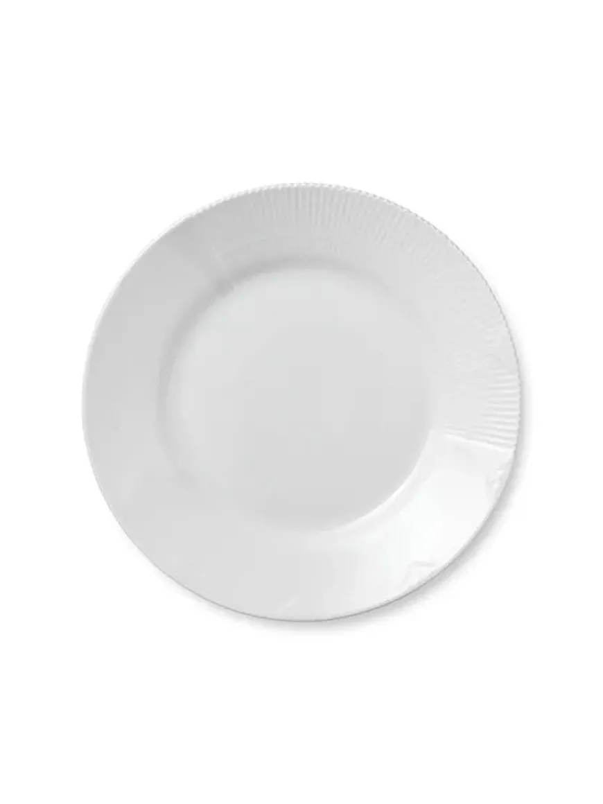 Royal Copenhagen Hvid Elements tallerken 28 cm
