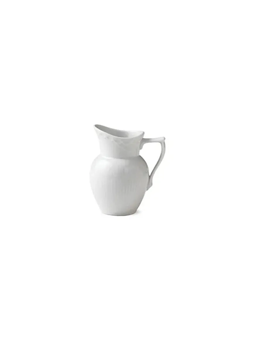 Royal Copenhagen Hvid Halvblonde, flødekande 17 cl