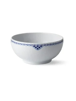 Royal Copenhagen Hvid Halvblonde, skål 110 cl, 18 cm