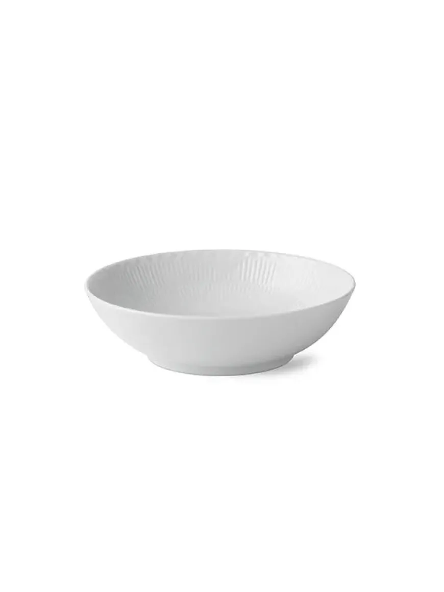 Royal Copenhagen Hvid Halvblonde, skål 110 cl, 18 cm