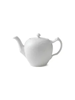 Royal Copenhagen Hvid Halvblonde, tekande med låg 100 cl