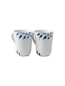 Royal Copenhagen Hvid Riflet, 2-pak kurs 33 cl