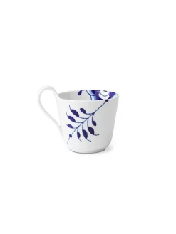 Royal Copenhagen Hvid Riflet, højhankskop 33 cl