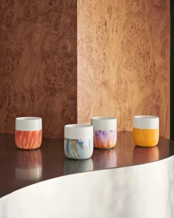 Royal Copenhagen Riflet Contrast, sennep 33 cl