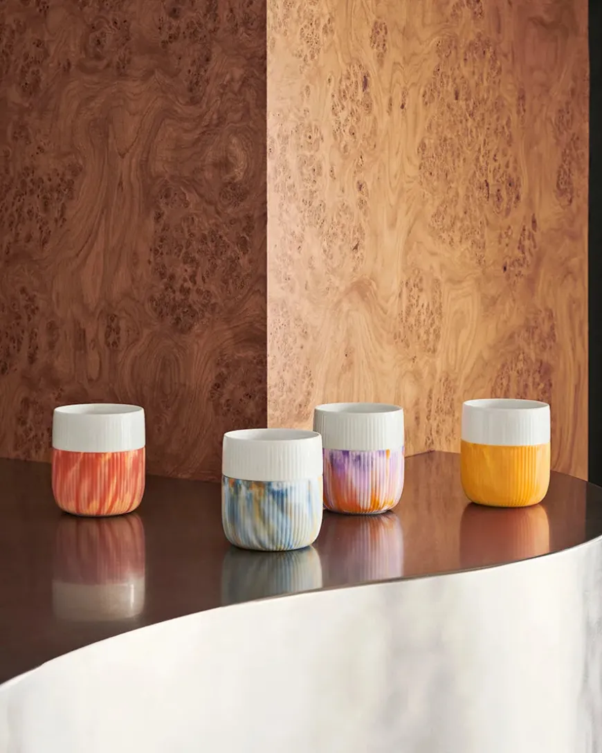 Royal Copenhagen Riflet Contrast, sennep 33 cl