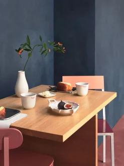 Royal Copenhagen Sort Mega Riflet, termokop 26 cl